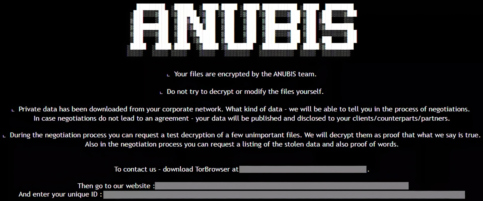 Anubis Ransomware Mối đe Dọa Kép Khiến Phục Hồi Dữ Liệu Trở Nên Vô Vọng