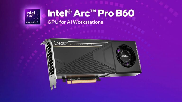 Intel Arc Pro B60 ra mắt với giá chỉ 599 USD, sẵn hàng tại Mỹ
