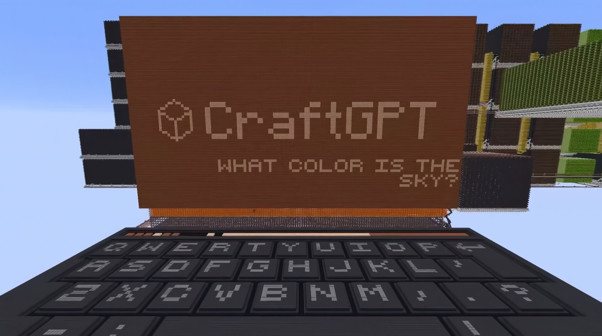 Người Chơi Dựng Chatgpt Hoạt động Trong Minecraft Bằng 439 Triệu Khối