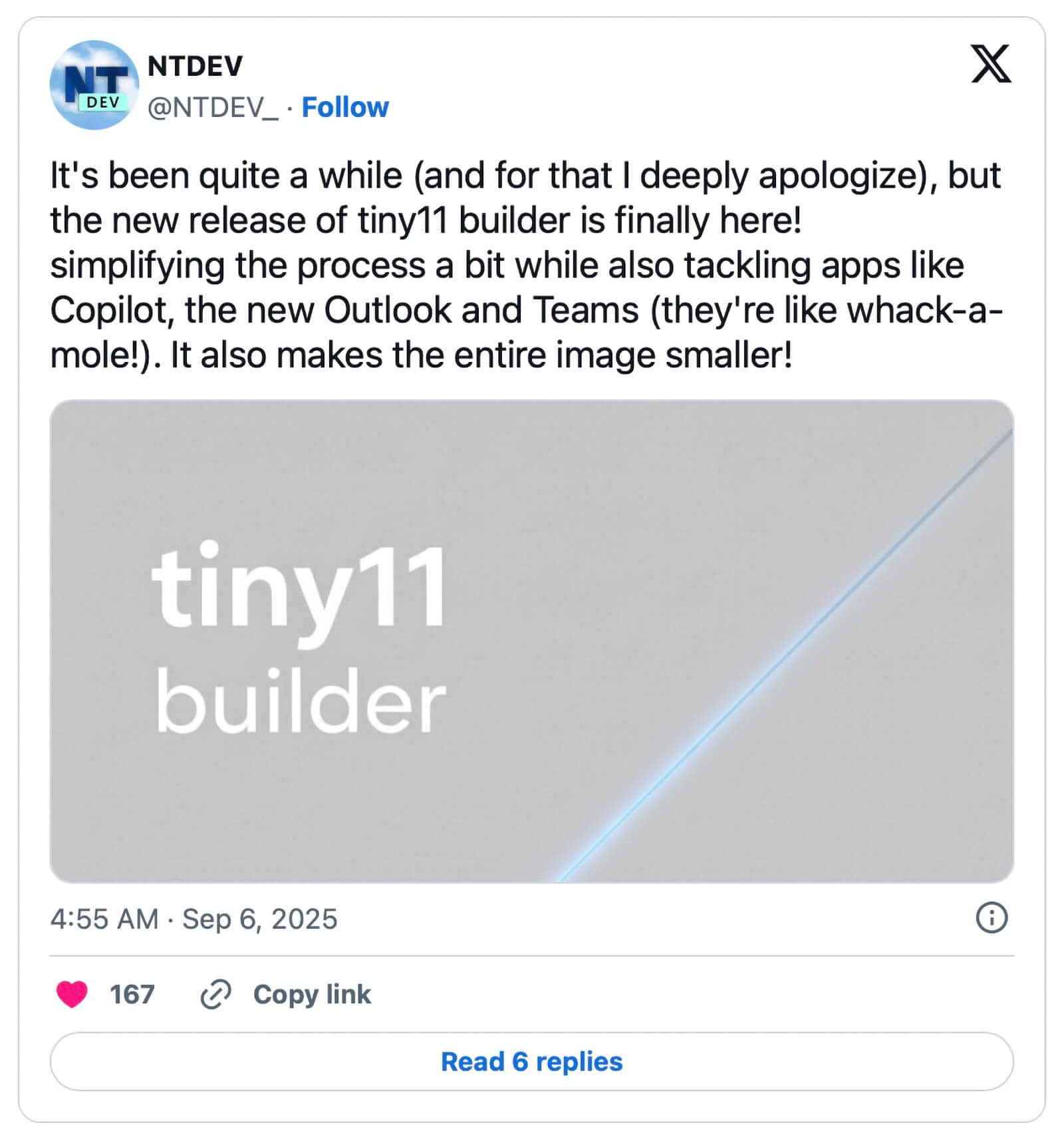 Tiny11 Builder cho Windows 11 nay có thể gỡ bỏ Copilot và bloatware