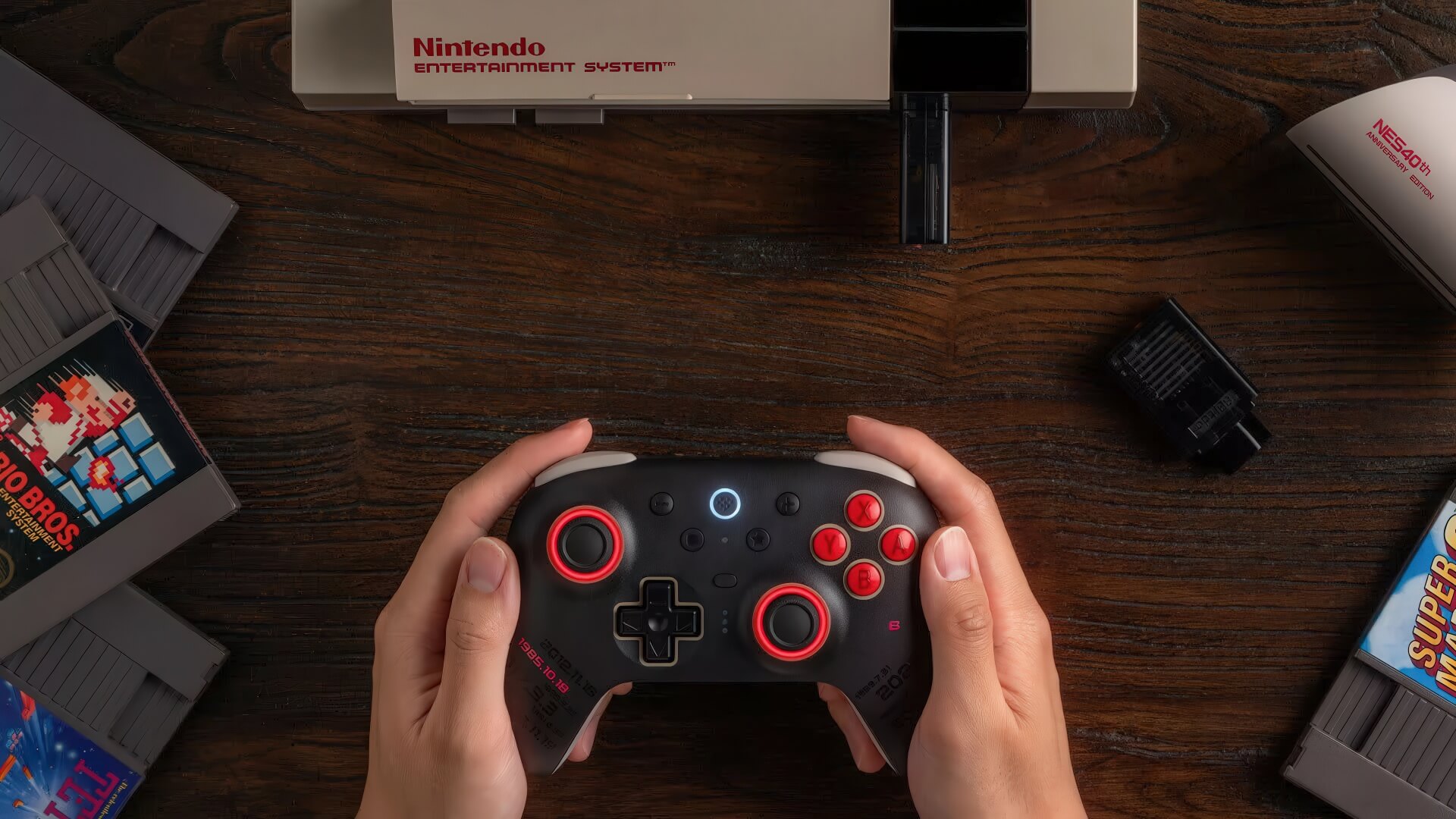 Bộ sưu tập NES40 kỷ niệm 40 năm console huyền thoại Nintendo của 8BitDo