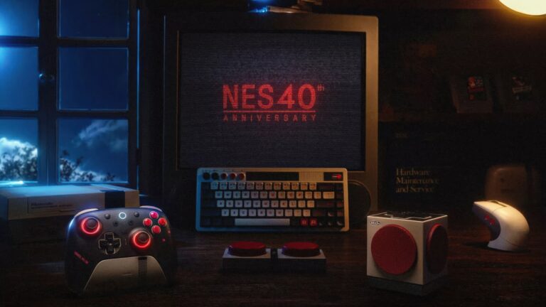 Bộ sưu tập NES40 kỷ niệm 40 năm console huyền thoại Nintendo của 8BitDo