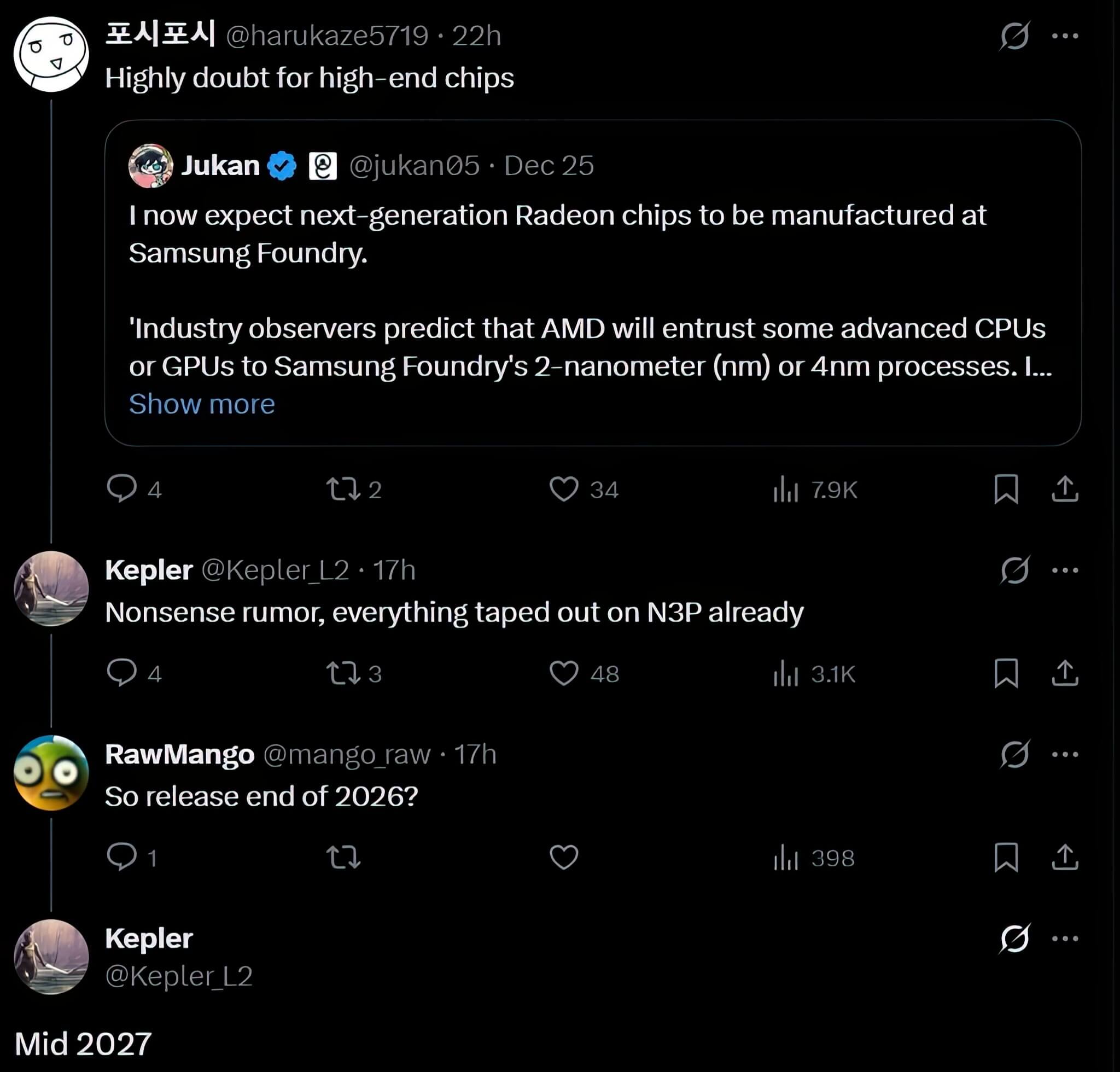 AMD RDNA 5 sẽ ra mắt giữa 2027 với công nghệ 3nm