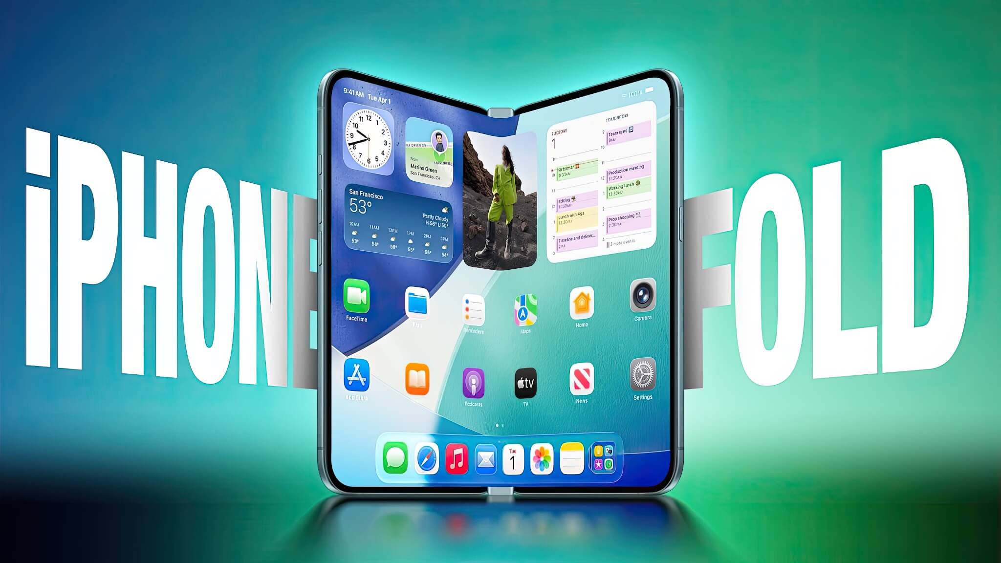 Samsung sản xuất 11 triệu màn hình OLED cho iPhone Fold của Apple