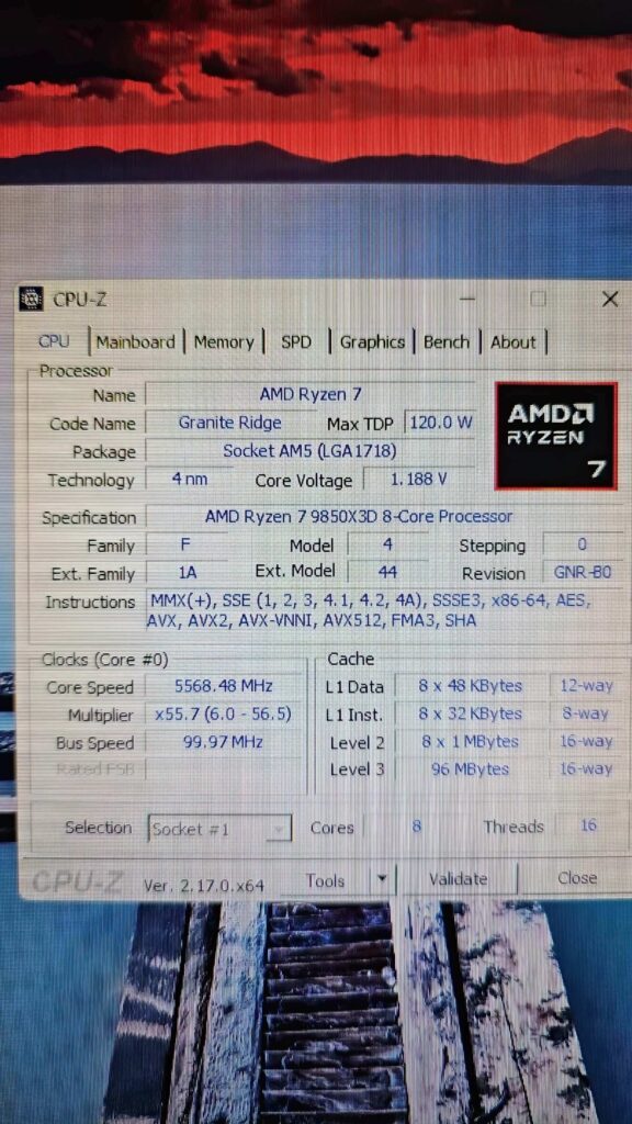 AMD Ryzen 7 9850X3D lộ điểm số thất vọng trước ngày ra mắt