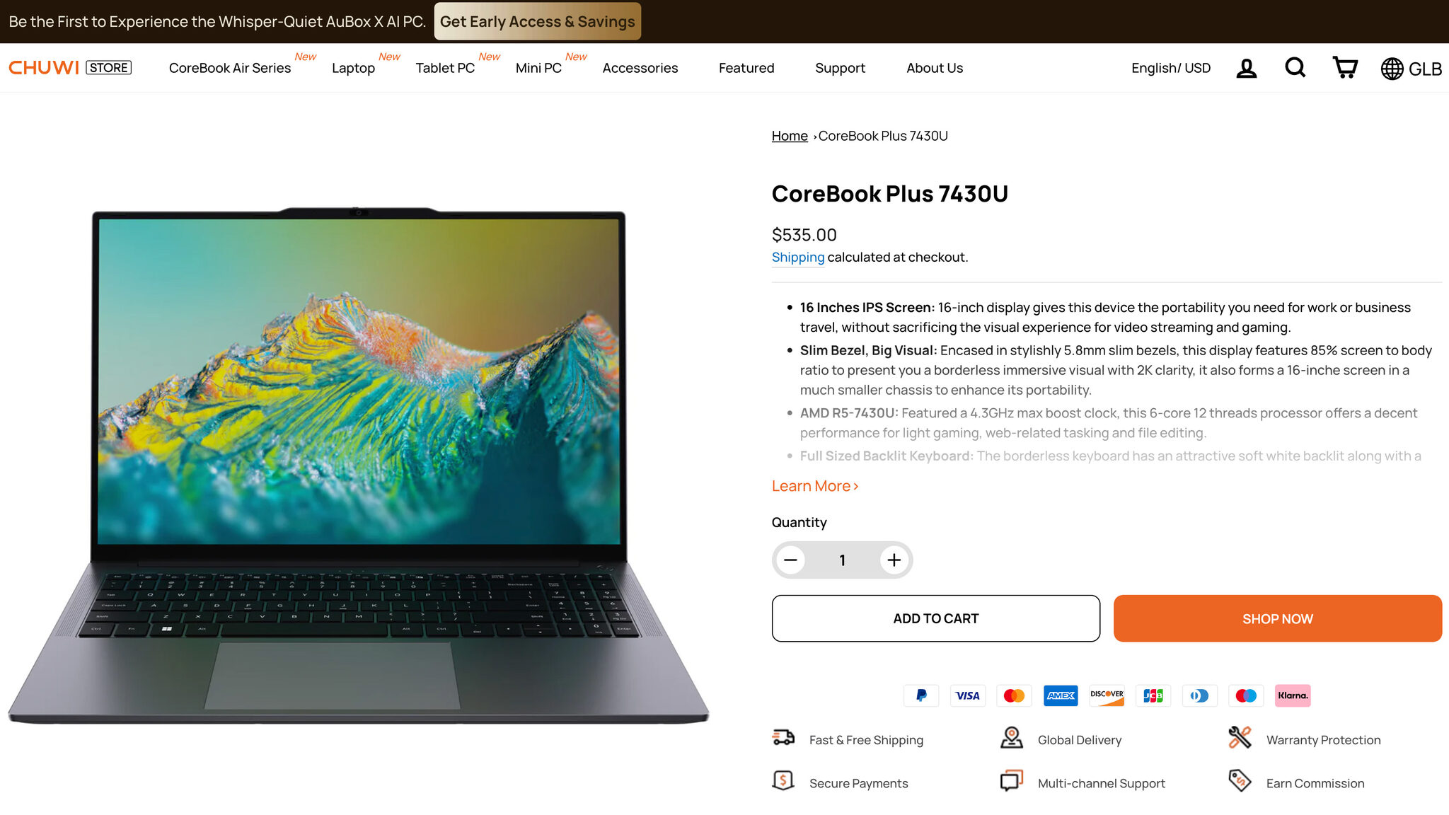 Ryzen 5 7430U trên laptop Chuwi gây tranh cãi lớn
