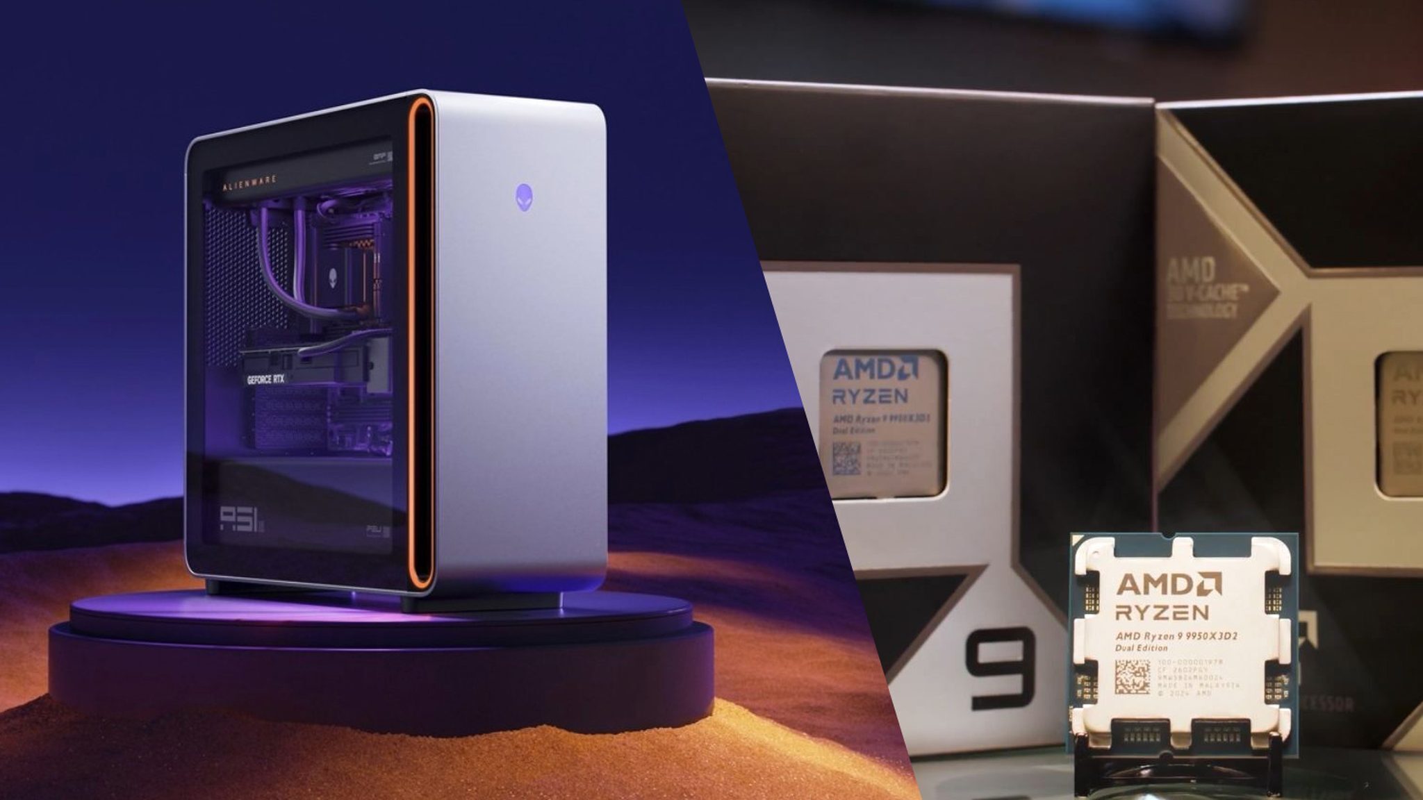 Alienware Area-51 ra mắt với AMD Ryzen 9 9950X3D2, bán từ 22/4