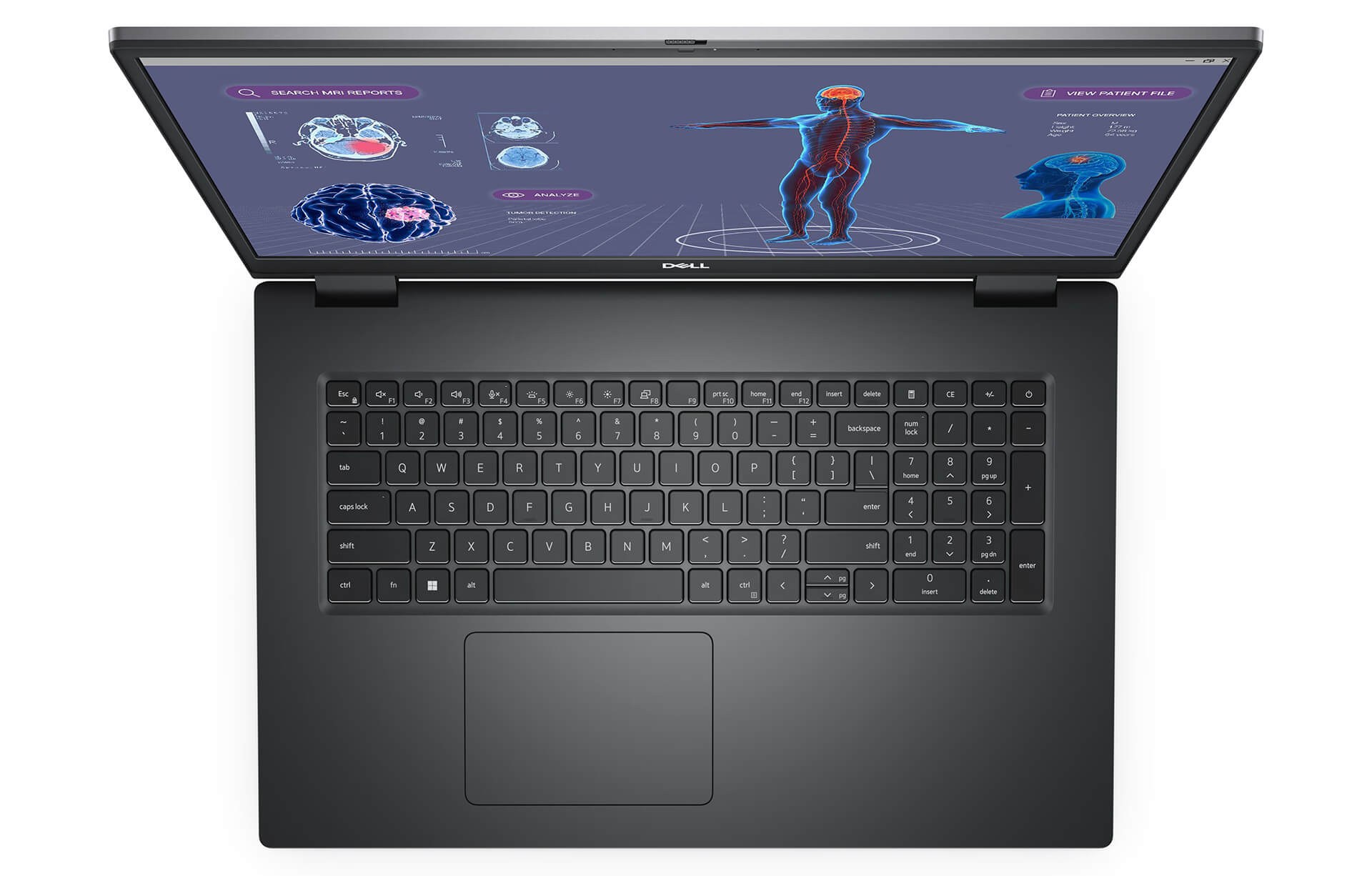 DELL Precision 7780 (2023) - Workstation Hiệu Năng Cao - Trải nghiệm gõ phím và điều hướng