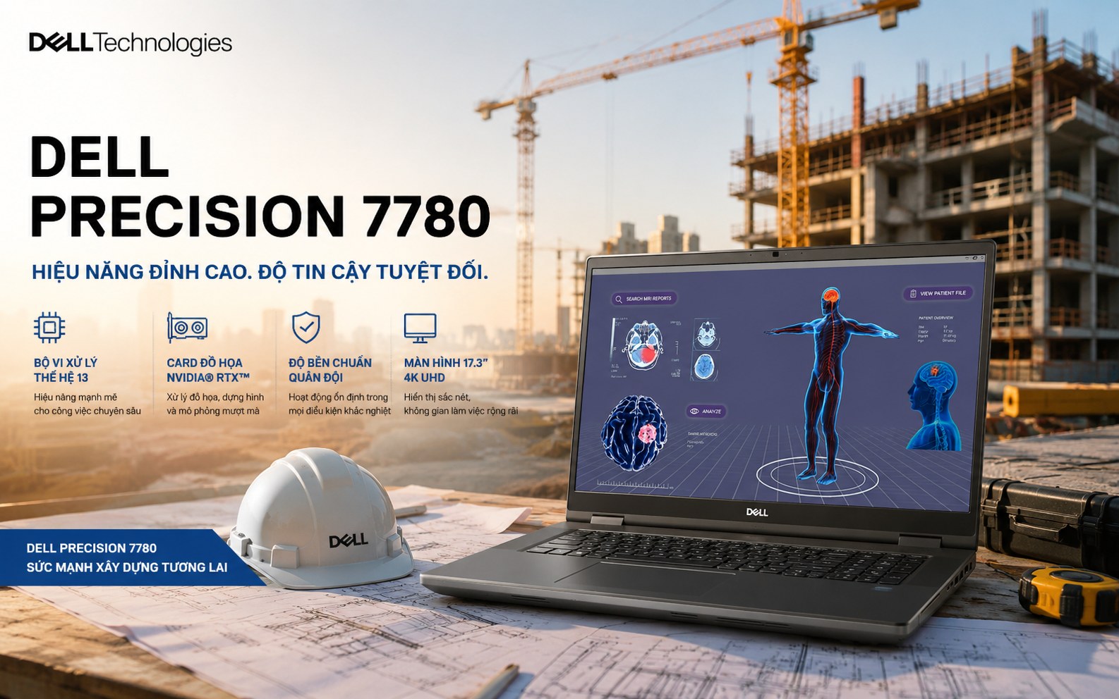 Trải nghiệm Dell Precision 7780 sau 2 tuần xử lý render 3D thực tế