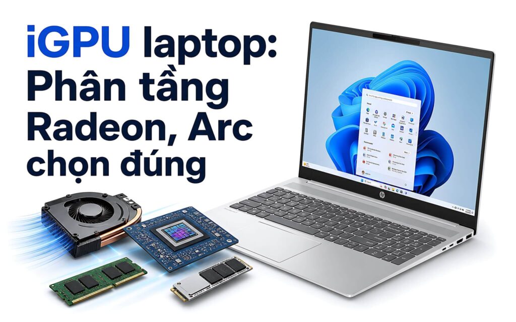 iGPU laptop: Phân tầng Radeon và Arc để chọn đúng theo nhu cầu