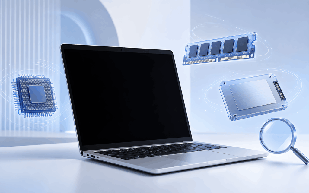 Cấu hình laptop: Cách xem thông số và đọc ký hiệu linh kiện