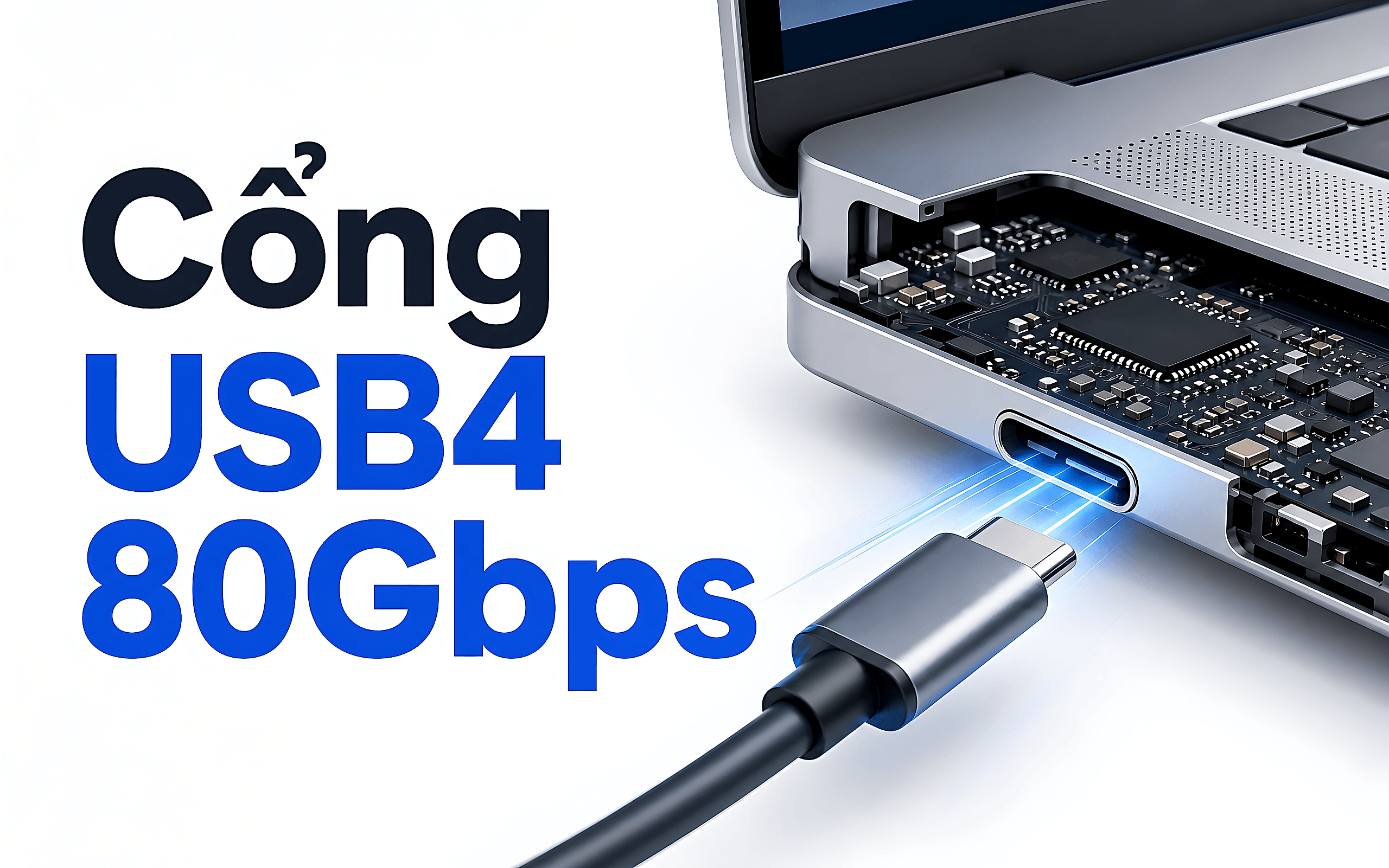 Cổng USB4 80Gbps: Gấp đôi băng thông, sao SSD không nhanh gấp đôi?