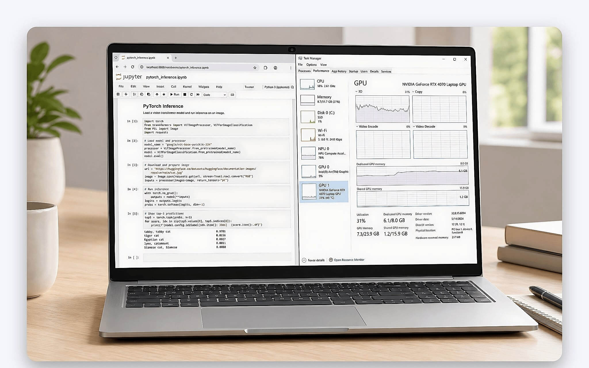 Ưu thế tính toán thực tế khi vận hành mô hình trên laptop AI/ML Ưu thế tính toán thực tế khi vận hành mô hình trên laptop AI/ML