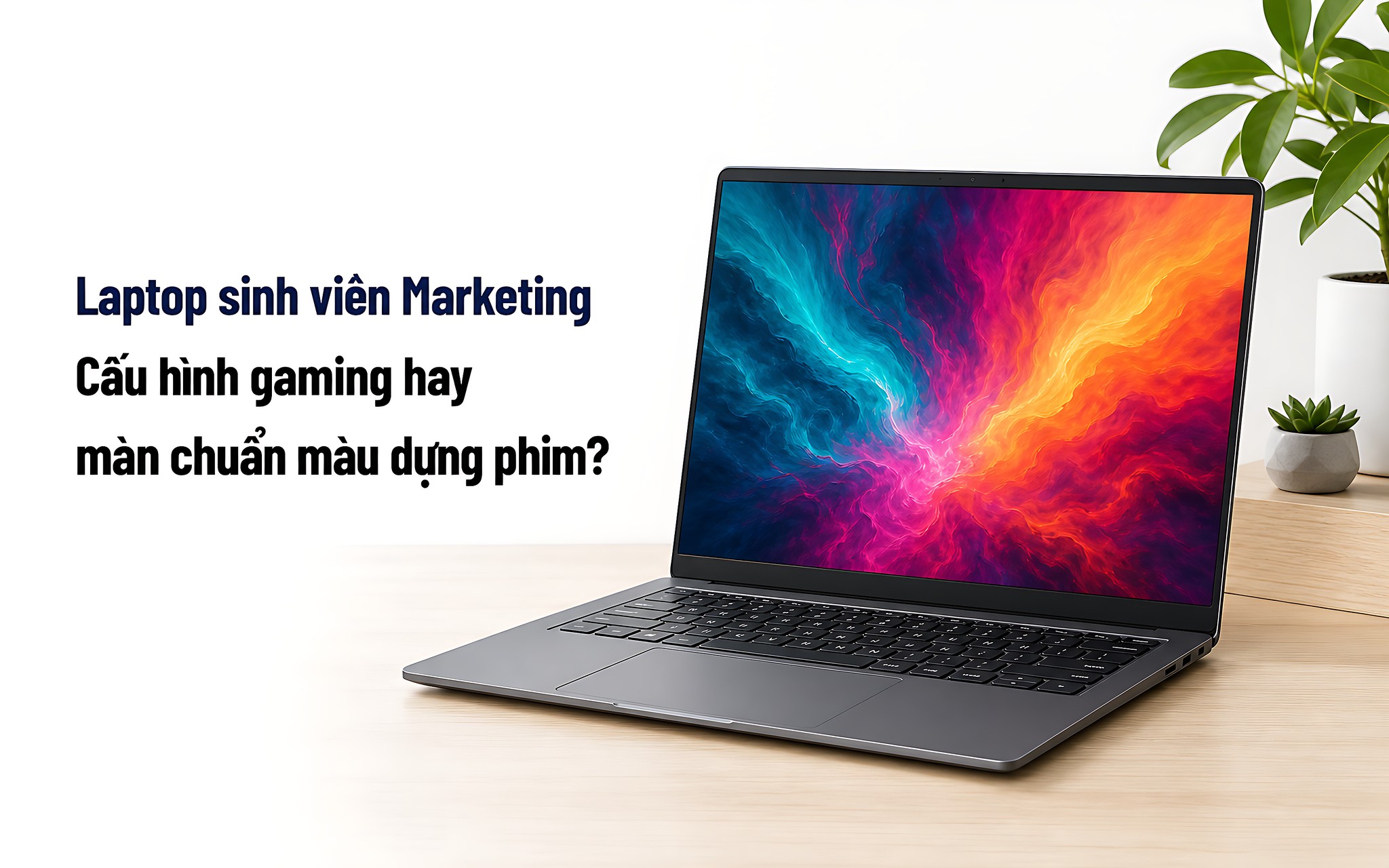 Laptop sinh viên Marketing: Cấu hình gaming đánh lừa nhu cầu dựng phim?