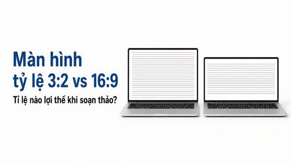 Màn hình tỷ lệ 3:2 vs 16:9: Tỉ lệ nào có lợi thế hơn khi soạn thảo?