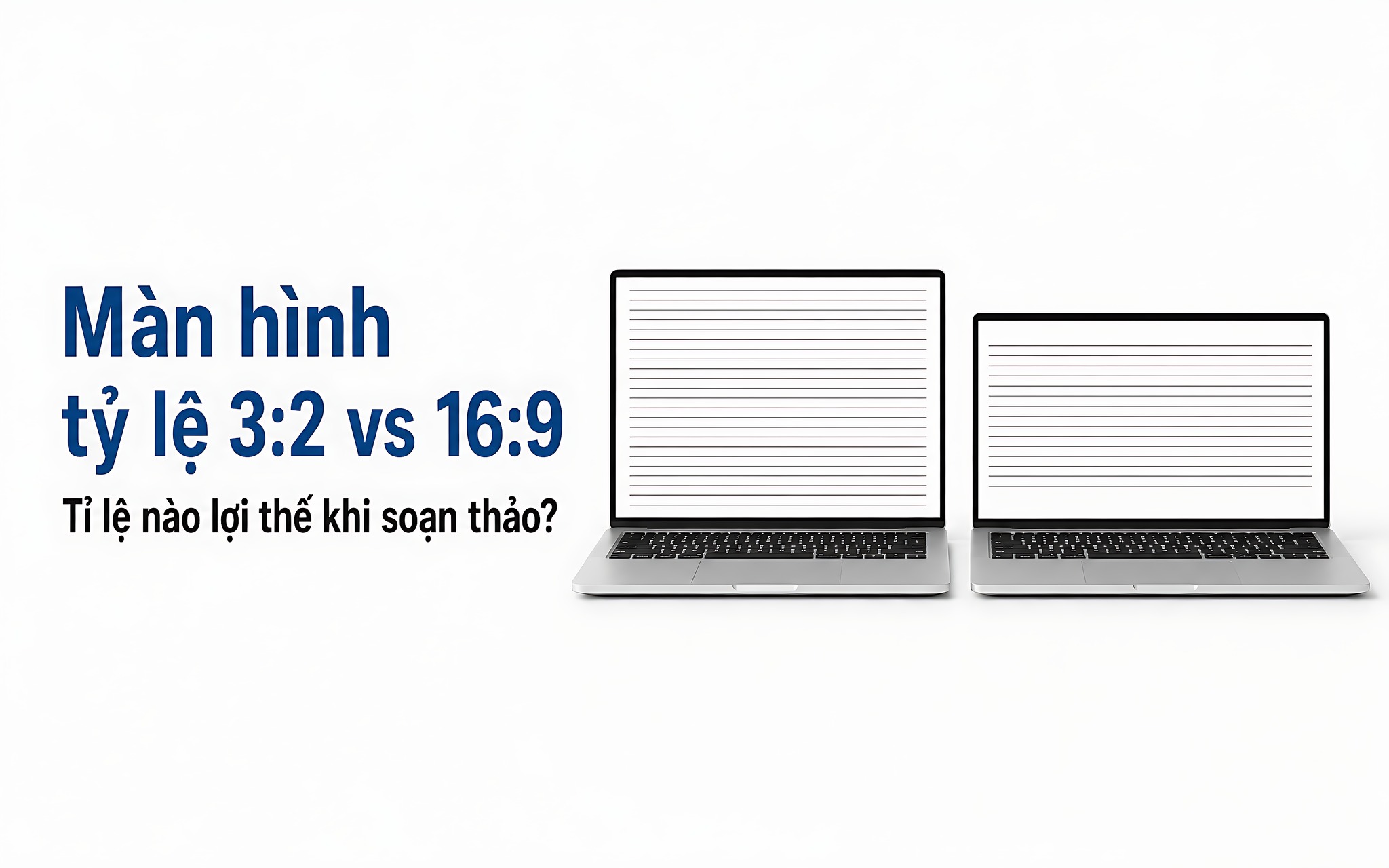 Màn hình tỷ lệ 3:2 vs 16:9: Tỉ lệ nào có lợi thế hơn khi soạn thảo?