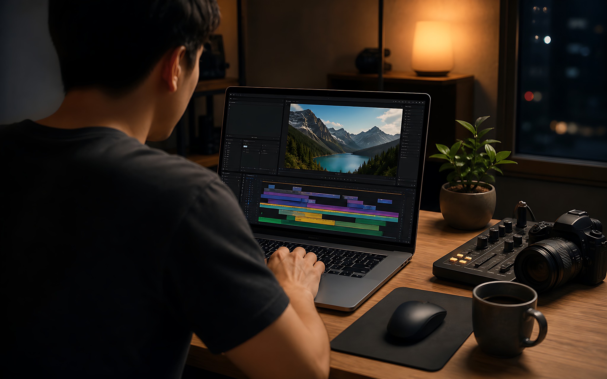 Người sáng tạo dựng video 4K trên laptop, khâu hậu kỳ mới cần phần cứng mạnh