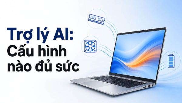 Trợ lý AI trên laptop: Cấu hình nào đủ sức làm việc cả ngày