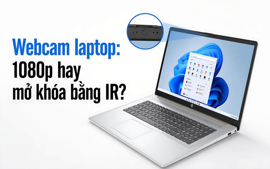 Webcam dùng cho Laptop: Ưu tiên độ phân giải 1080p hay camera IR?