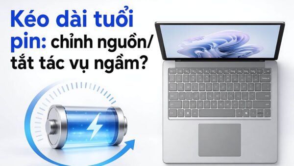 Tối ưu pin laptop hiệu quả từ loạt cài đặt nguồn ẩn trong Windows