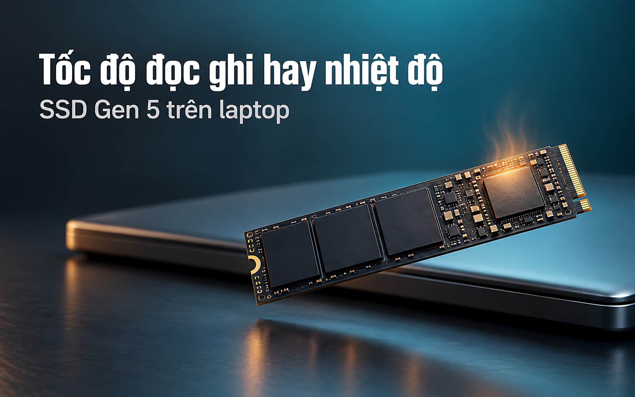 SSD Gen 5 trên laptop: Tốc độ đọc ghi thực tế có đáng để đánh đổi nhiệt độ?