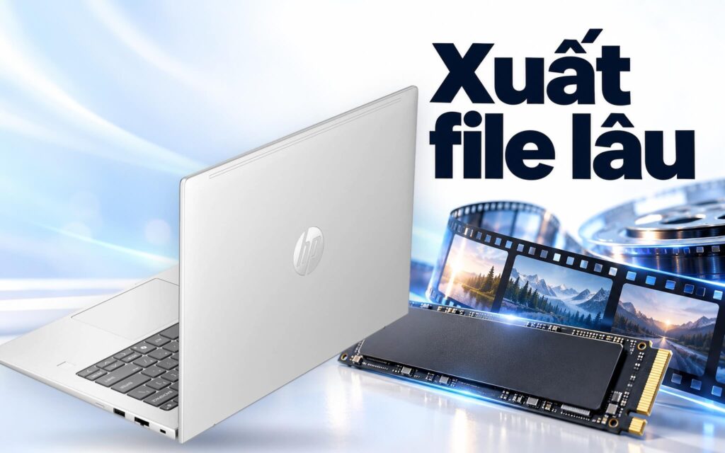 Laptop cho editor - Clip chỉ 60 giây nhưng xuất file vẫn lâu