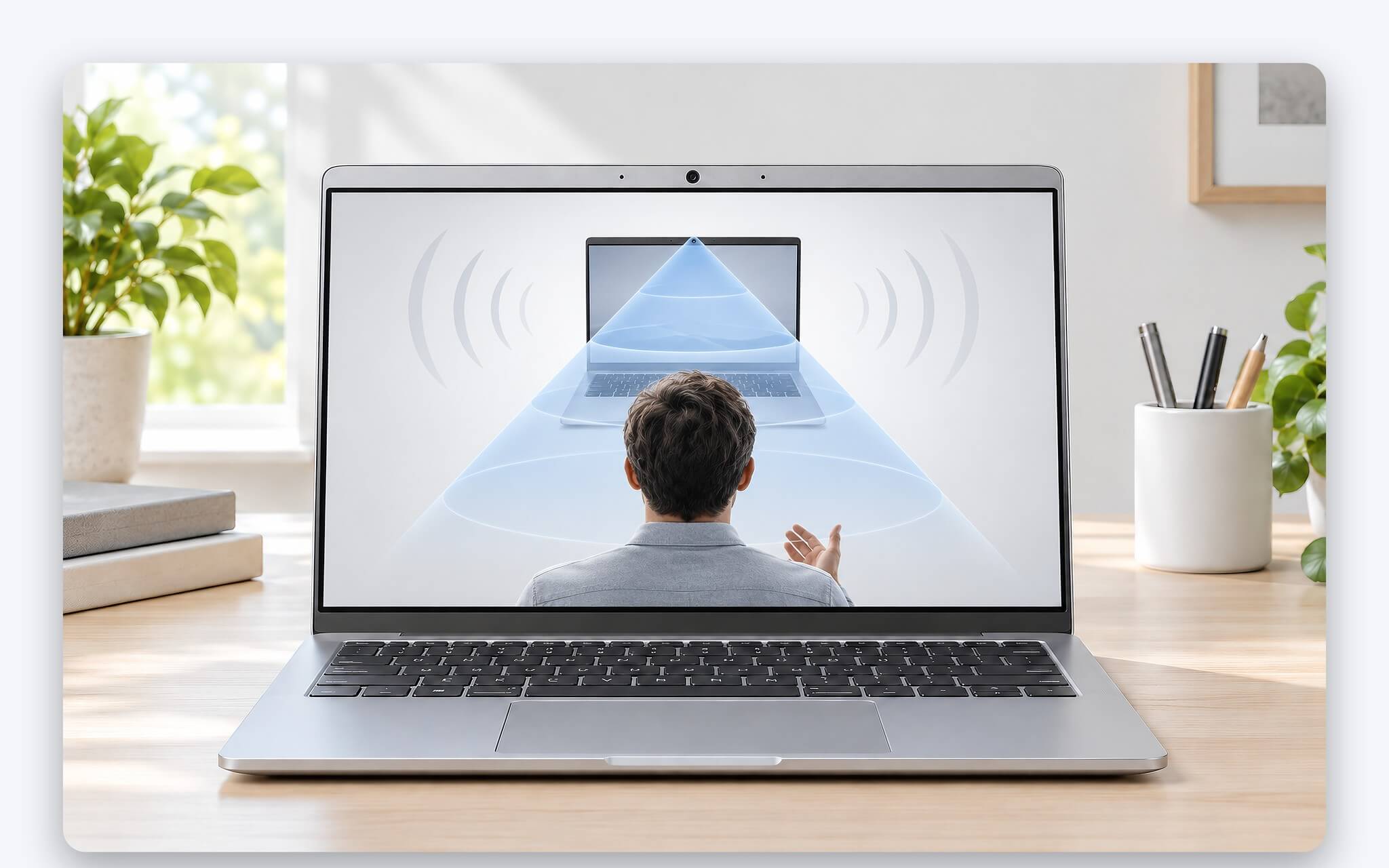 Thuật toán beamforming delay-and-sum căn độ trễ giữa các micro trên viền màn hình