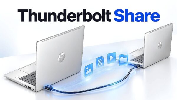 Thunderbolt Share - Điều kiện phần cứng và cách nối hai laptop